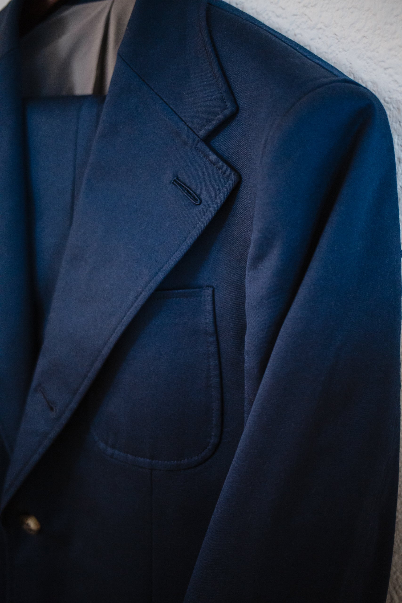 Dark Blue Cotton Jacket
