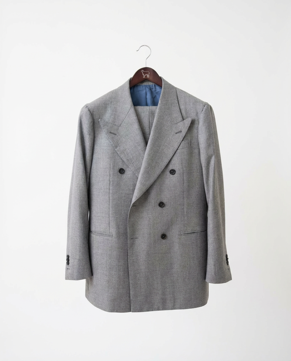 Medium Grey Flannel Jacket