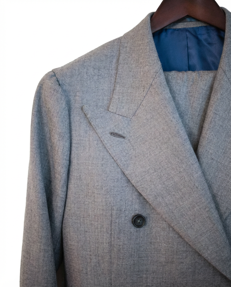 Medium Grey Flannel Jacket